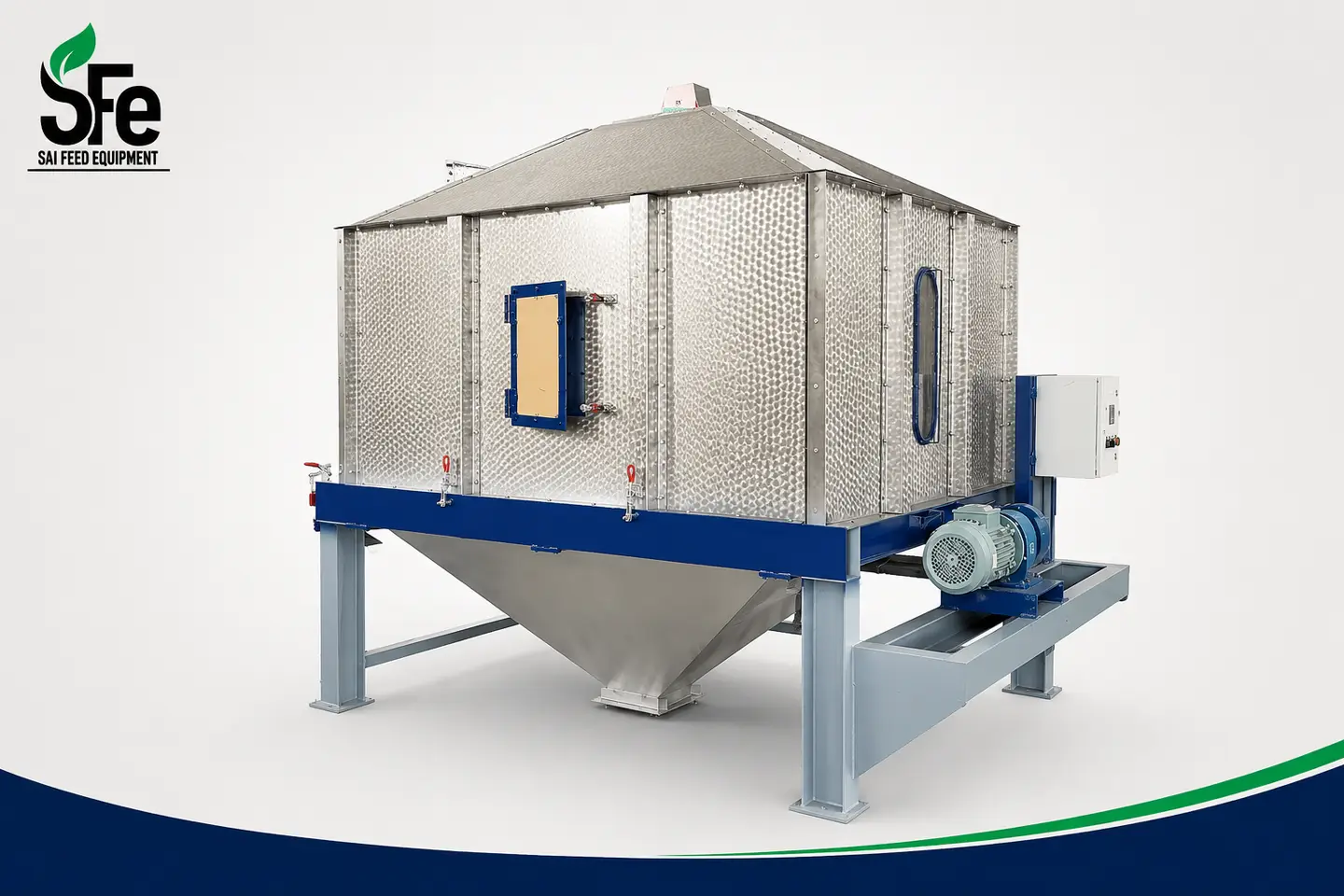 Cooler machinery by Sai Feed Equipment