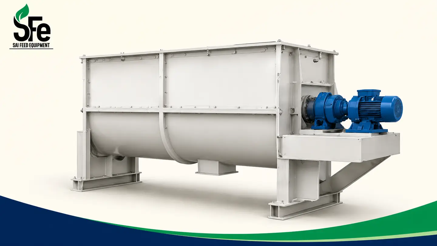 Ribbon Mixer machinery by Sai Feed Equipment